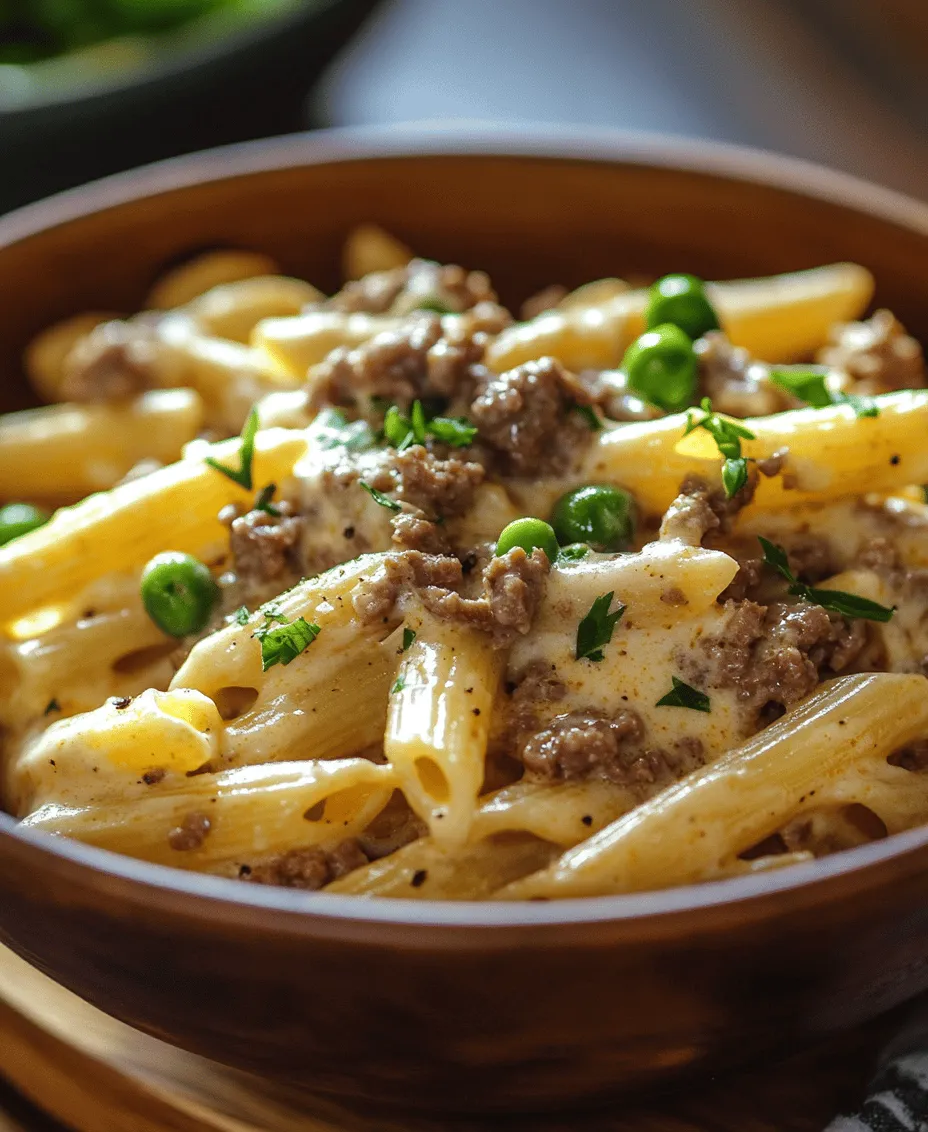 If you're in search of a quick, comforting, and utterly satisfying meal, look no further than Stovetop Creamy Ground Beef Pasta. This delightful dish combines tender pasta, savory ground beef, and a luxurious creamy sauce, creating a perfect harmony of flavors and textures that is sure to please the entire family. With its easy preparation and versatility, this recipe is ideal for busy weeknights or leisurely weekends when you want to whip up something delicious without spending hours in the kitchen.