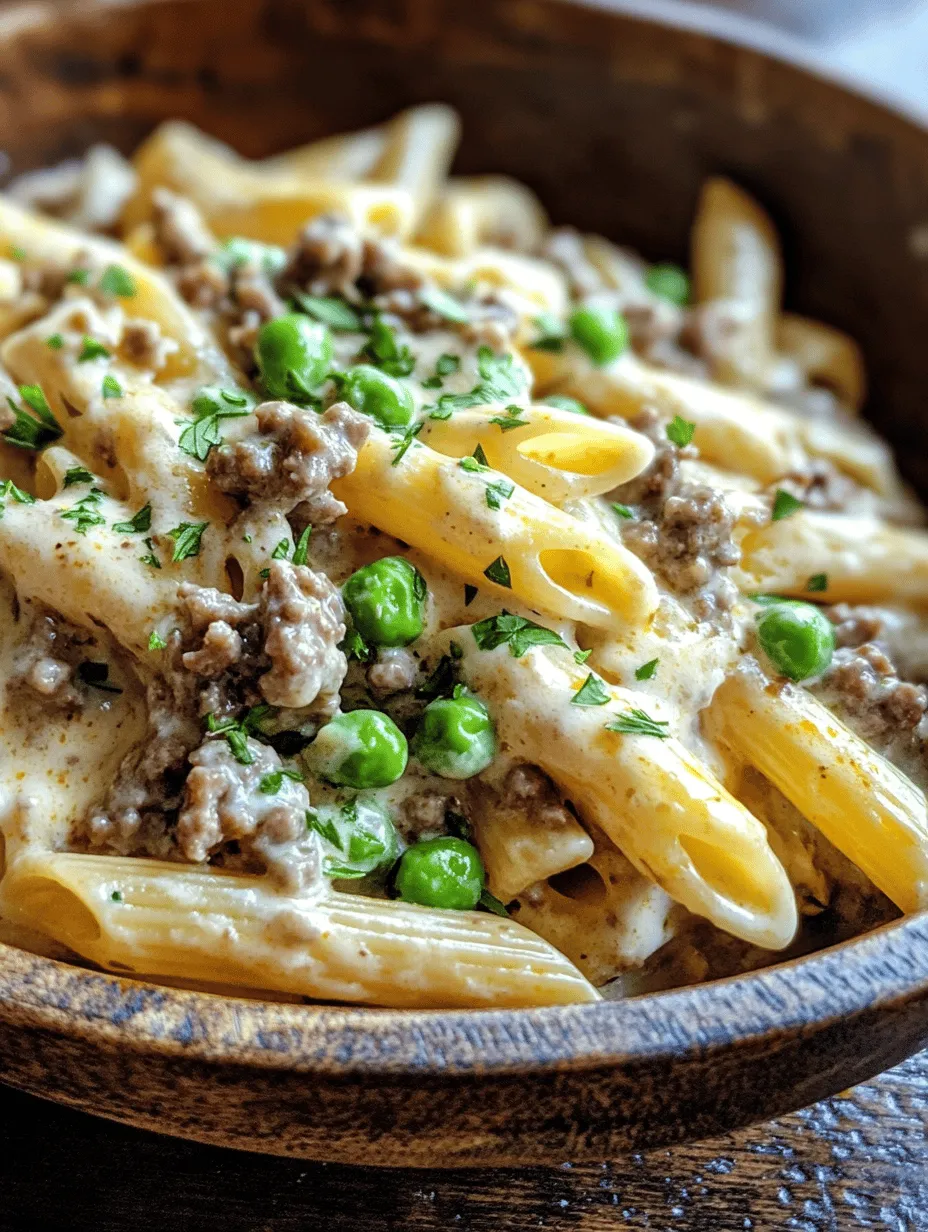 If you're in search of a quick, comforting, and utterly satisfying meal, look no further than Stovetop Creamy Ground Beef Pasta. This delightful dish combines tender pasta, savory ground beef, and a luxurious creamy sauce, creating a perfect harmony of flavors and textures that is sure to please the entire family. With its easy preparation and versatility, this recipe is ideal for busy weeknights or leisurely weekends when you want to whip up something delicious without spending hours in the kitchen.