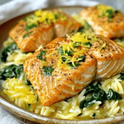 Imagine a meal that encapsulates the essence of Mediterranean cuisine, where the delicate flavors of salmon harmonize with the bright zest of lemon-infused orzo, all cooked in a single skillet. This is where One Skillet Salmon with Lemon Orzo comes into play—a dish that not only tantalizes the taste buds but also brings simplicity to your dinner routine. In today's fast-paced world, one-pan meals have become a culinary lifesaver, offering the convenience of quick preparation and minimal clean-up, allowing you to relish your meal without the stress of washing piles of dishes afterward.