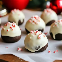 The holiday season brings with it the joy of festive treats, and one of the most delightful and indulgent options to grace your dessert table this year is the No-Bake Peppermint Oreo Truffles. These delectable bites combine the rich flavors of chocolate and peppermint, creating a sweet indulgence that is perfect for holiday gatherings, cookie exchanges, or simply treating yourself. Not only do they taste incredible, but they also have a visually appealing presentation that is sure to impress your family and friends.