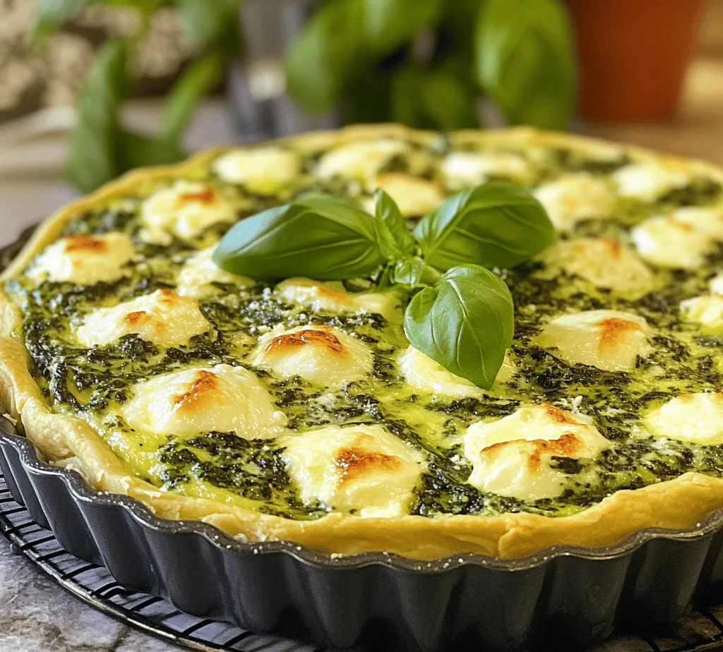 Spinach & Ricotta Dream Quiche is more than just a meal—it's an experience that embodies comfort and sophistication. This delightful dish harmoniously blends the creamy texture of ricotta cheese with the vibrant flavors of fresh spinach, all enveloped in a perfectly flaky pie crust. Whether served as a hearty breakfast, a delightful brunch centerpiece, or a light dinner option, this quiche is designed to impress. Not only is it simple to prepare, but it is also loaded with essential nutrients, making it a great addition to any meal plan.