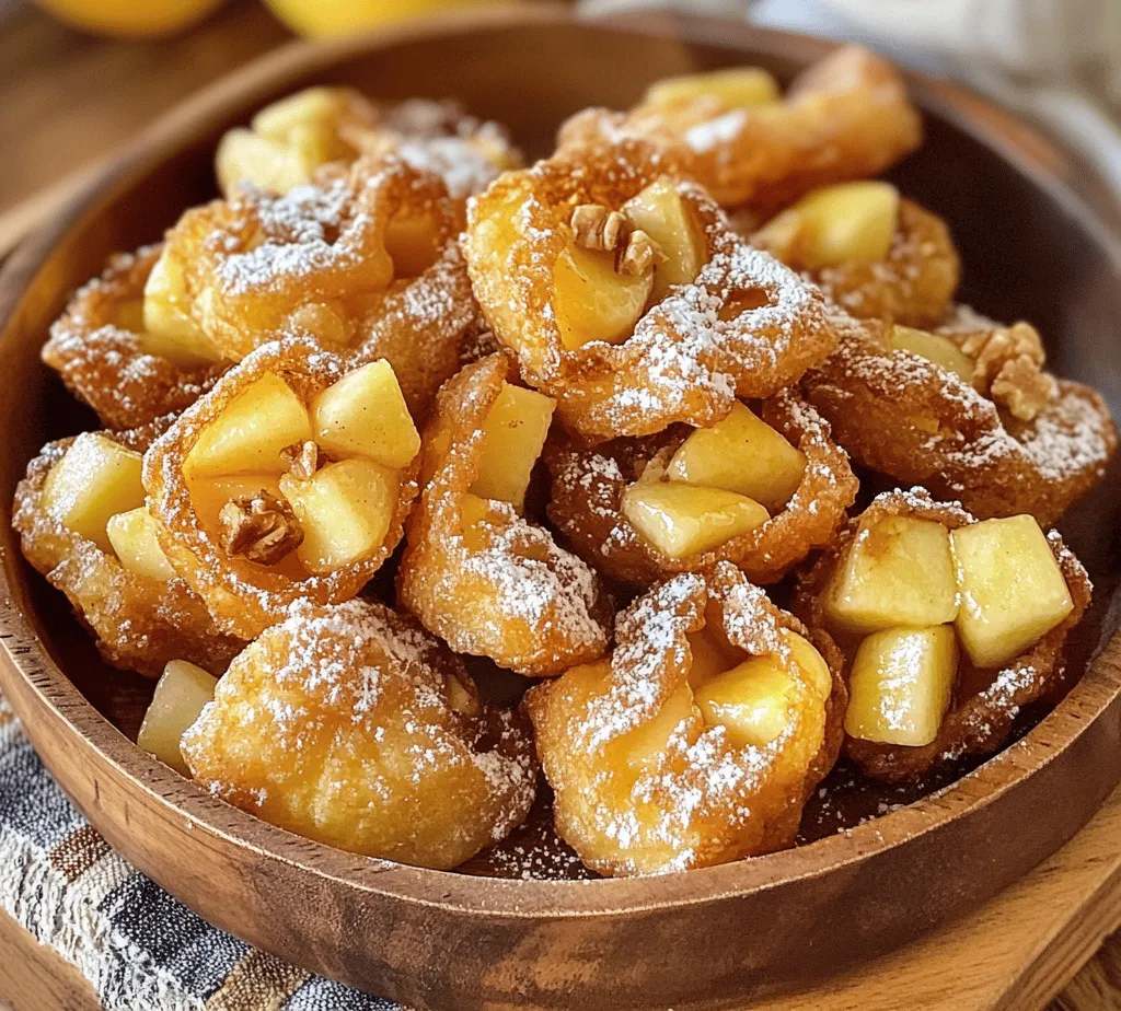 Apple fritters have long held a special place in the hearts of many, serving as a comforting reminder of cozy fall days and family gatherings. Their warm, sweet aroma wafts through kitchens, inviting everyone to indulge in this delightful treat. These delectable pastries combine the luscious flavor of fresh apples with the comforting embrace of fried dough, creating a heavenly experience that is both satisfying and nostalgic. In recent years, a new contender has emerged in the realm of sweet snacks: Apple Fritter Bites. These bite-sized versions of the classic apple fritter are not only easier to eat but also simpler to prepare, making them an ideal choice for anyone looking to satisfy their sweet tooth without the fuss of traditional frying.