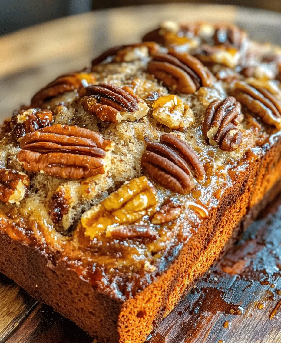 Sweet Alabama Pecan Bread is a delightful baked good that embodies the rich culinary traditions of the American South. With its origin deeply rooted in Southern cuisine, this bread is a perfect representation of the region's love for hearty, comforting dishes that celebrate local ingredients. The use of pecans, a staple in Southern cooking, not only adds flavor but also pays homage to the agricultural heritage of Alabama, where pecan trees flourish.