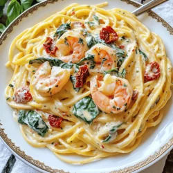 Creamy Tuscan Shrimp Linguine: An Exquisite Italian Delight