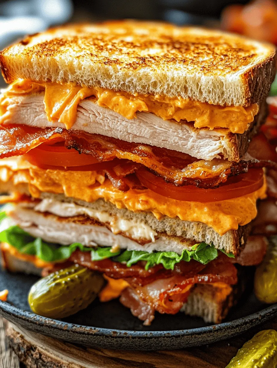 The classic triple-decker club sandwich is a culinary icon that has graced menus from casual diners to upscale bistros for decades. Renowned for its towering layers of flavor and texture, this sandwich combines the savory goodness of turkey, crispy bacon, fresh vegetables, and creamy spreads all nestled between slices of hearty bread. Its popularity can be attributed not only to its delicious taste but also to its versatility, making it a beloved choice for lunch, dinner, or even a hearty snack.