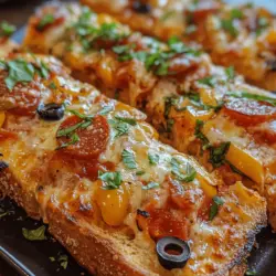 If you're looking for a dish that perfectly marries convenience, taste, and comfort, look no further than Texas Toast Garlic Bread Pizza. This delightful creation is a unique fusion of classic Italian pizza and the beloved Southern staple of garlic bread. The result is an indulgent offering that caters to both the pizza purist and the garlic lover alike. Not only does it boast a crispy, buttery foundation, but it also presents a canvas ripe for customization, making it an ideal choice for families and busy individuals seeking a quick yet satisfying meal.