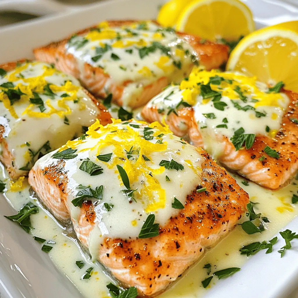 In the realm of culinary delights, few dishes can rival the simplicity and sophistication of baked salmon, especially when paired with a luscious lemon butter cream sauce. This dish not only tantalizes the taste buds but also embodies a perfect balance between health and flavor, making it an ideal choice for anyone looking to elevate their dinner game without spending hours in the kitchen. With its vibrant citrus notes and rich, creamy texture, this easy baked salmon recipe is a delicious way to satisfy your seafood cravings while also adhering to a healthy lifestyle.