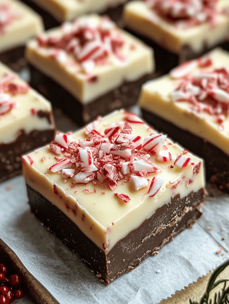 As the holiday season approaches, the air fills with the scent of warmth, spice, and sweetness. One delightful treat that perfectly embodies the festive spirit is the Minty Wonderland Peppermint Fudge. This indulgent dessert is not only a treat for the taste buds but also a feast for the eyes. Combining the rich flavors of semisweet chocolate with the creamy sweetness of white chocolate, this fudge is elevated by the invigorating essence of peppermint. Whether you're hosting a festive gathering or looking for the perfect homemade gift, this easy-to-make fudge is sure to impress friends and family alike.