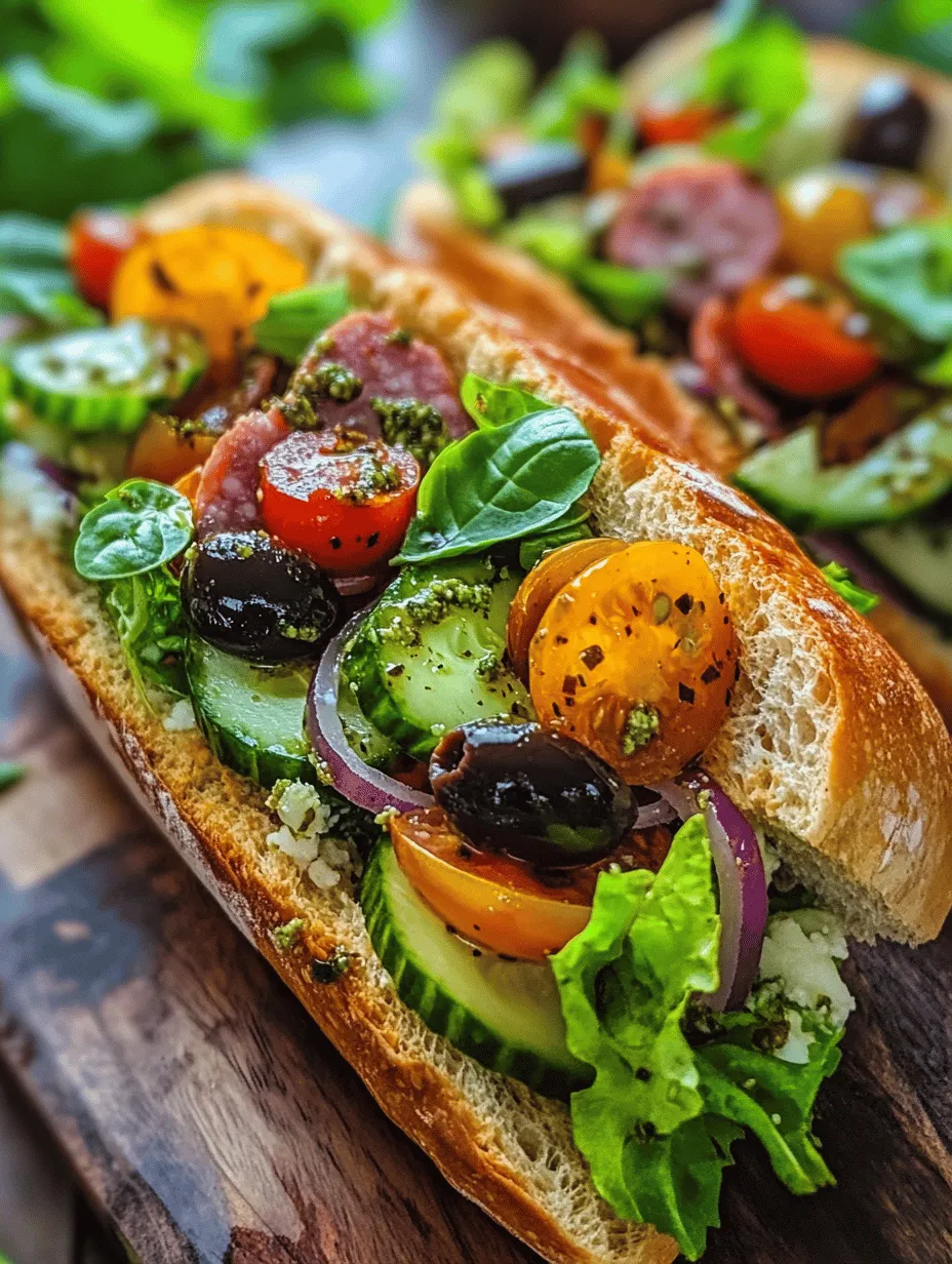 If you're on the hunt for a meal that bursts with flavor, freshness, and versatility, look no further than the Loaded Italian Chopped Salad Sandwich. This delightful dish offers a vibrant combination of fresh vegetables, savory meats, and creamy cheese, all expertly crafted into a sandwich that is perfect for any occasion. Whether you’re packing a lunch for work, planning a picnic with friends, or simply craving a delicious dinner, this sandwich is sure to satisfy your taste buds while providing a refreshing twist on traditional sandwiches.