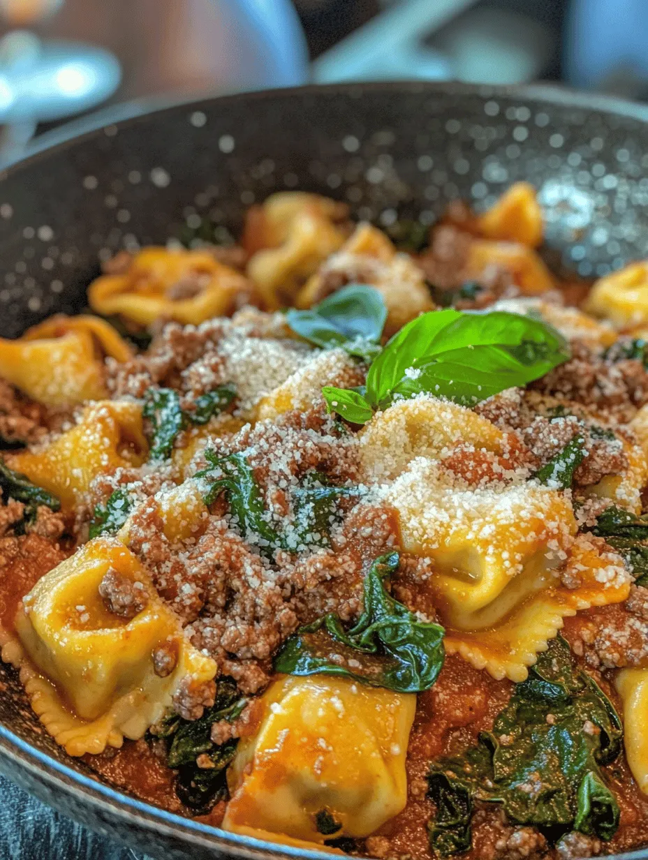 The success of any recipe often lies in the quality and combination of its ingredients. The *Beef & Parmesan Tortellini Delight* features a harmonious blend of flavors and textures that come together to create an unforgettable meal. Let’s take a closer look at the key ingredients that make this dish a standout.