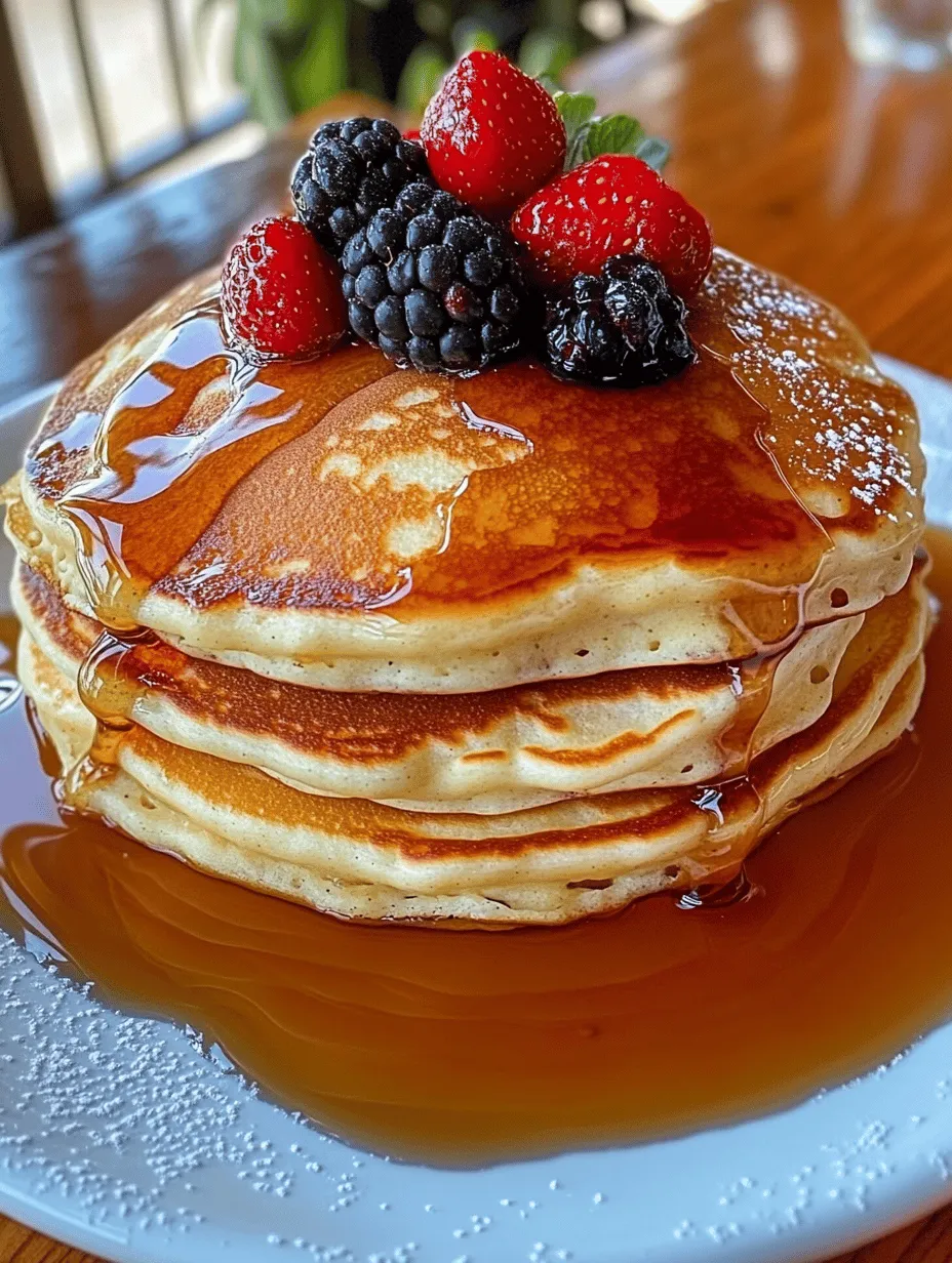 When it comes to breakfast, few dishes can rival the comforting allure of pancakes. Fluffy buttermilk pancakes, in particular, have carved a special place in the hearts of breakfast lovers everywhere. Their light and airy texture, combined with those perfectly crispy edges, makes them a staple on breakfast tables. Whether you're enjoying them with a drizzle of maple syrup, a dollop of whipped cream, or a handful of fresh berries, these pancakes promise to be a delightful start to your day.