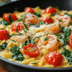 One Pan Parmesan Orzo with Shrimp: A Deliciously Simple Weeknight Dinner