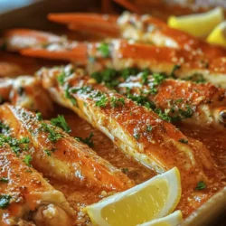 Crab legs have long been celebrated as a luxurious seafood choice, enjoyed by food enthusiasts around the world. Their tender, succulent meat is not only a culinary delight but also a versatile ingredient that can elevate any dining experience. Whether it's a special occasion or a simple family dinner, baked crab legs in butter sauce offer a gourmet touch that is surprisingly easy to prepare at home. This recipe brings together the delightful flavors of the ocean with the richness of butter, creating a dish that is both simple and indulgent.