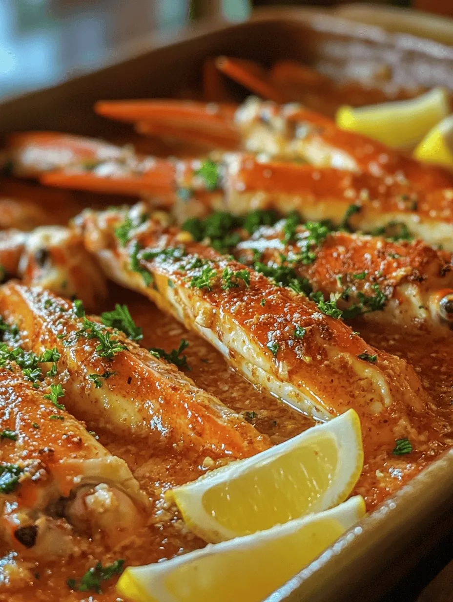 Crab legs have long been celebrated as a luxurious seafood choice, enjoyed by food enthusiasts around the world. Their tender, succulent meat is not only a culinary delight but also a versatile ingredient that can elevate any dining experience. Whether it's a special occasion or a simple family dinner, baked crab legs in butter sauce offer a gourmet touch that is surprisingly easy to prepare at home. This recipe brings together the delightful flavors of the ocean with the richness of butter, creating a dish that is both simple and indulgent.