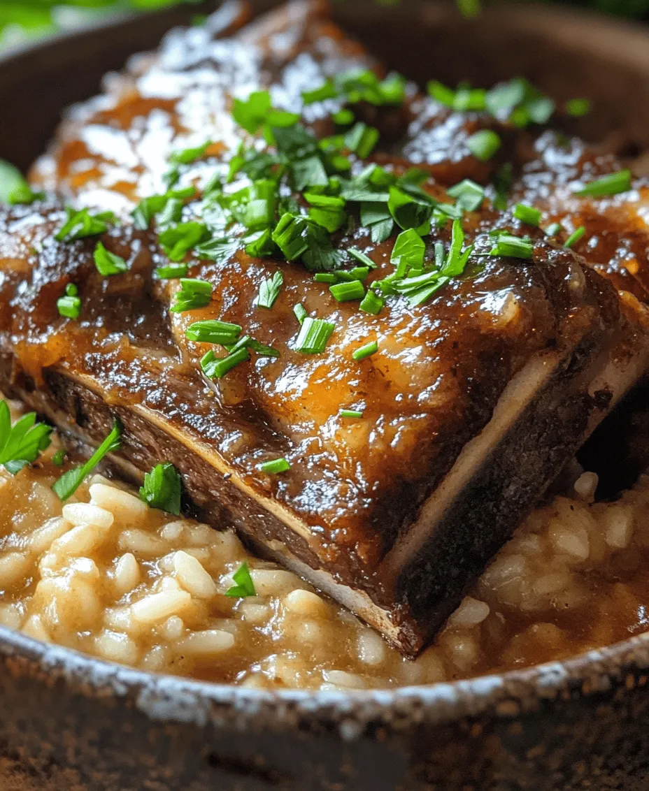 If you are searching for a dish that combines deep, rich flavors with a touch of sweetness and an irresistibly creamy texture, look no further than succulent short ribs slow-cooked in cola, served alongside creamy Parmesan risotto. This unique recipe marries the savory depth of beef short ribs with the unexpected sweetness of cola, creating a comforting meal that is sure to impress family and friends alike.