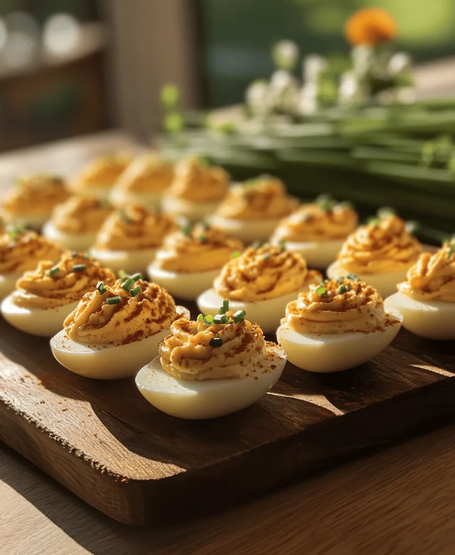 Deviled eggs are a time-honored appetizer that has graced tables at gatherings, parties, and family dinners for generations. Their creamy, flavorful filling, paired with the delicate texture of perfectly boiled eggs, makes them a favorite among many. What sets deviled eggs apart is their simplicity; just a handful of ingredients can create a dish that is not only delicious but also visually appealing. Whether served at a casual picnic, a festive holiday dinner, or a chic cocktail party, deviled eggs remain a staple that never goes out of style.