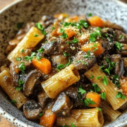 In the world of plant-based cooking, finding a dish that appeals to both vegans and non-vegans alike can be a delightful challenge. Enter Rigatoni with Vegan Walnut Mushroom Meat Sauce. This hearty pasta dish combines the comforting essence of traditional Italian flavors with the nutritious benefits of plant-based ingredients. With its rich, savory sauce made from walnuts and mushrooms, it stands out as a satisfying meal that can easily win over meat lovers.