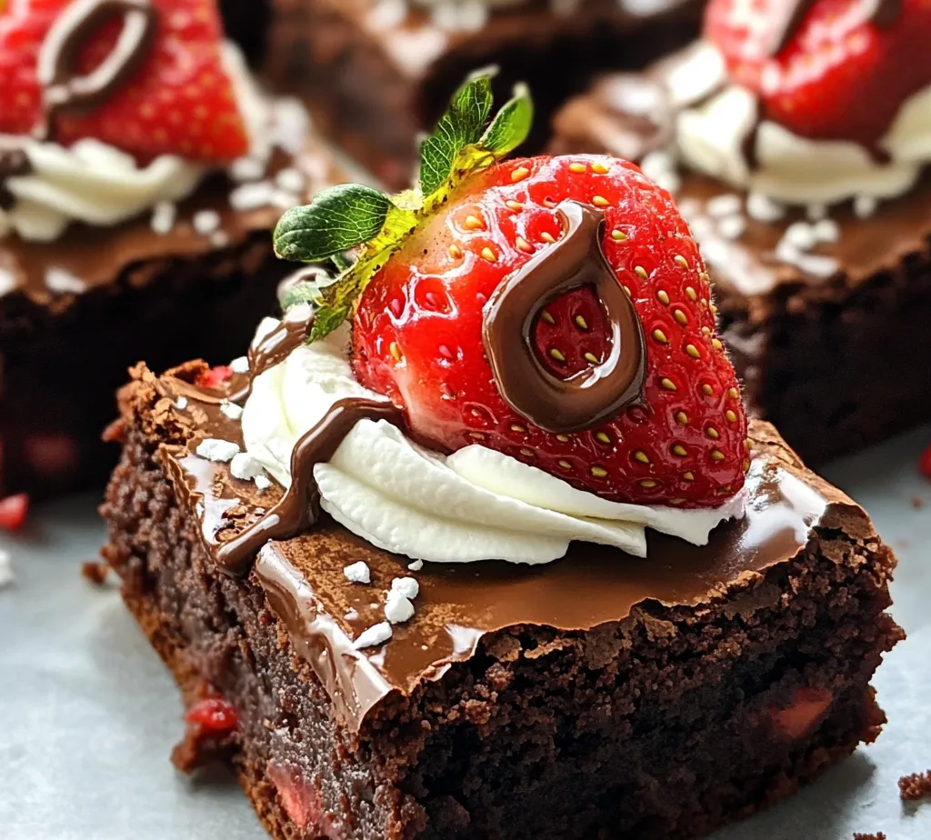 A successful brownie recipe relies heavily on the choice and quality of its ingredients. Below is a detailed look at what you’ll need to create Chocolate Covered Strawberry Brownies, along with the role each component plays in the final product.