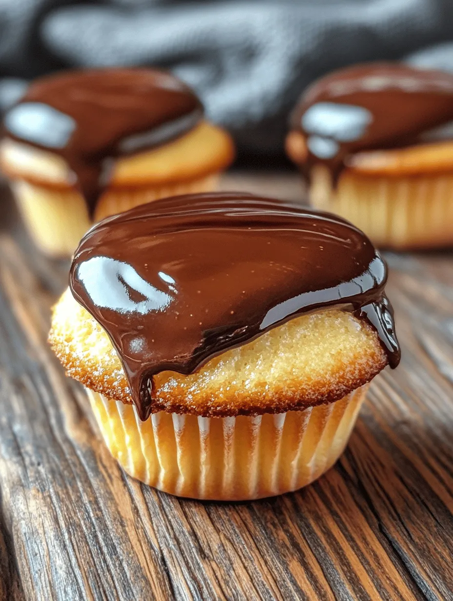 Boston Cream Pie Cupcakes are a delightful dessert that combines the rich flavors of chocolate and vanilla in a portable cupcake form. Originating from the classic Boston Cream Pie, which dates back to the late 19th century, these cupcakes have taken the traditional dessert and transformed it into a fun, bite-sized treat perfect for any occasion. The combination of a light and airy vanilla cupcake filled with smooth pastry cream and topped with glossy chocolate ganache makes these cupcakes a beloved favorite among dessert enthusiasts.