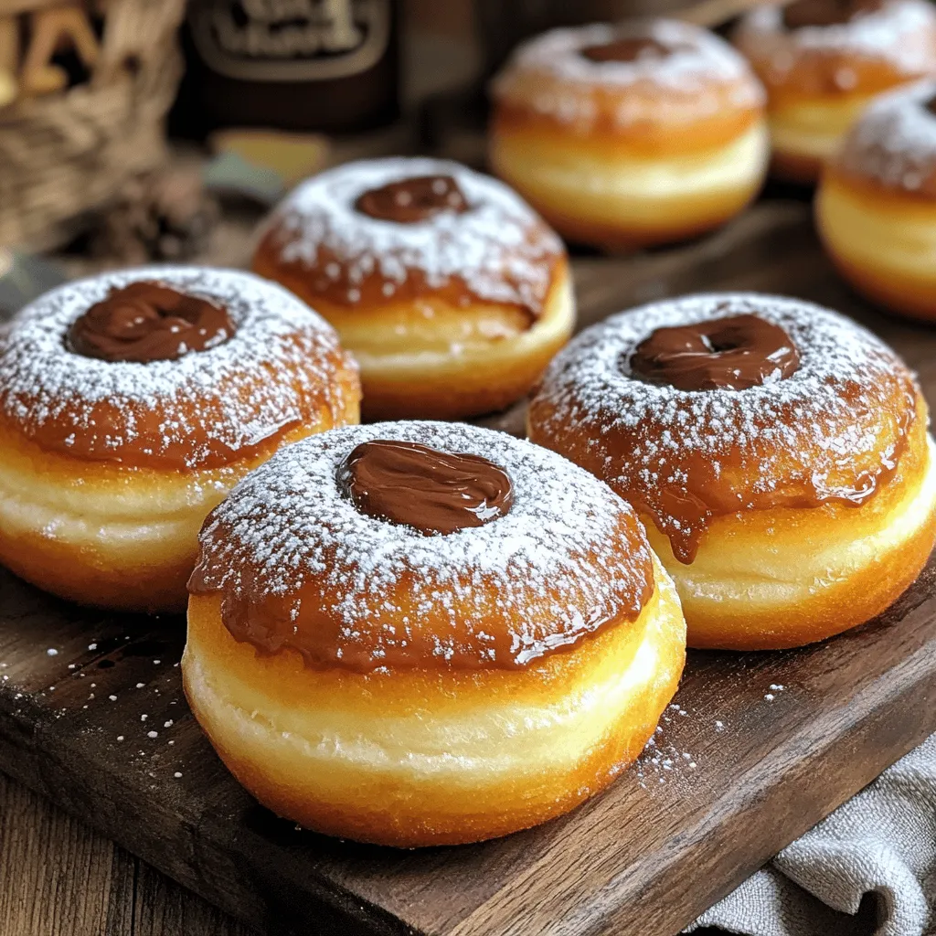 Indulge your senses and elevate your baking game with the delightful recipe for Nutella Stuffed Donuts. These delectable treats combine the soft, fluffy texture of freshly made donuts with the rich, creamy goodness of Nutella, creating a sweet experience that is hard to resist. Whether you're planning a special breakfast for your loved ones, celebrating a special occasion, or simply craving something sweet to brighten your day, Nutella Stuffed Donuts are the perfect solution.