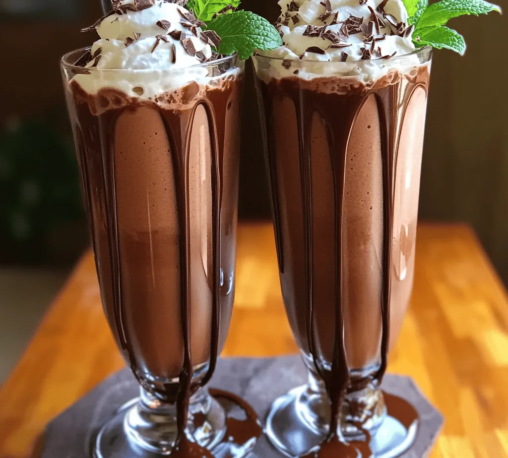 Delve into the refreshing world of indulgence with our Choco-Mint Bliss Milkshake. This delightful drink is a perfect marriage of rich chocolate flavors and a hint of refreshing mint, making it an irresistible treat for warm summer days or cozy winter evenings. Whether you need a pick-me-up after a long day or a special dessert to enjoy with family and friends, this milkshake delivers a blissful experience in every sip.