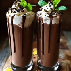 Delve into the refreshing world of indulgence with our Choco-Mint Bliss Milkshake. This delightful drink is a perfect marriage of rich chocolate flavors and a hint of refreshing mint, making it an irresistible treat for warm summer days or cozy winter evenings. Whether you need a pick-me-up after a long day or a special dessert to enjoy with family and friends, this milkshake delivers a blissful experience in every sip.