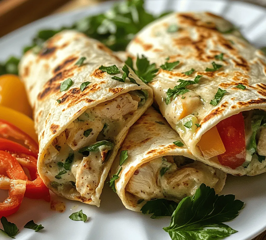 To create the perfect Cheesy Garlic Chicken Wraps, it’s essential to understand the role of each ingredient in the recipe. Here’s a breakdown of what you’ll need: