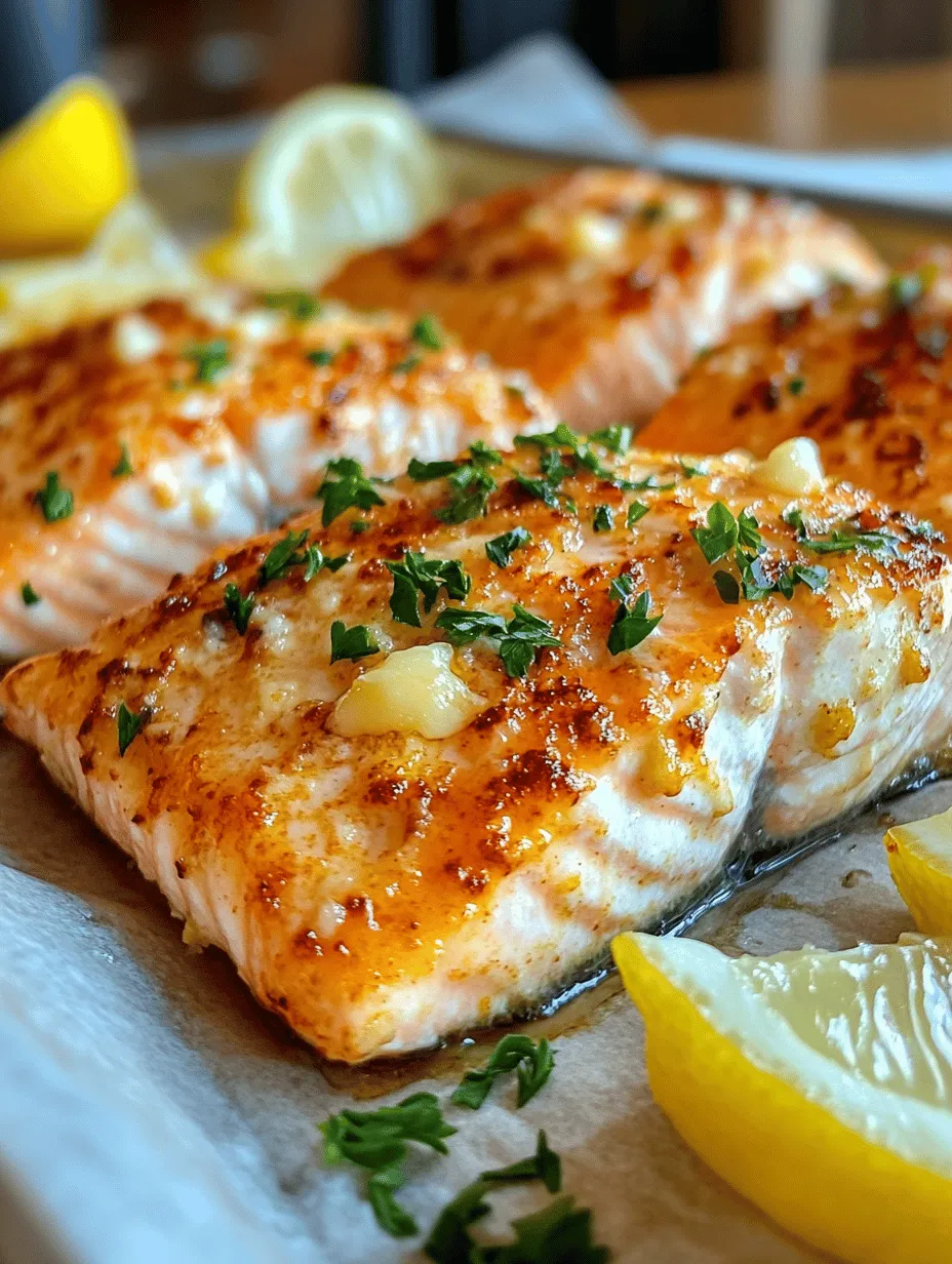 If you're looking for a quick and delicious way to prepare salmon, look no further than Baked Garlic Parmesan Salmon. This dish stands out not only for its delectable flavor but also for its nutritious profile, making it a favorite among health-conscious individuals and busy families. Salmon has gained immense popularity in recent years, and for good reason—it's rich in omega-3 fatty acids, which are essential for heart health, brain function, and overall well-being.