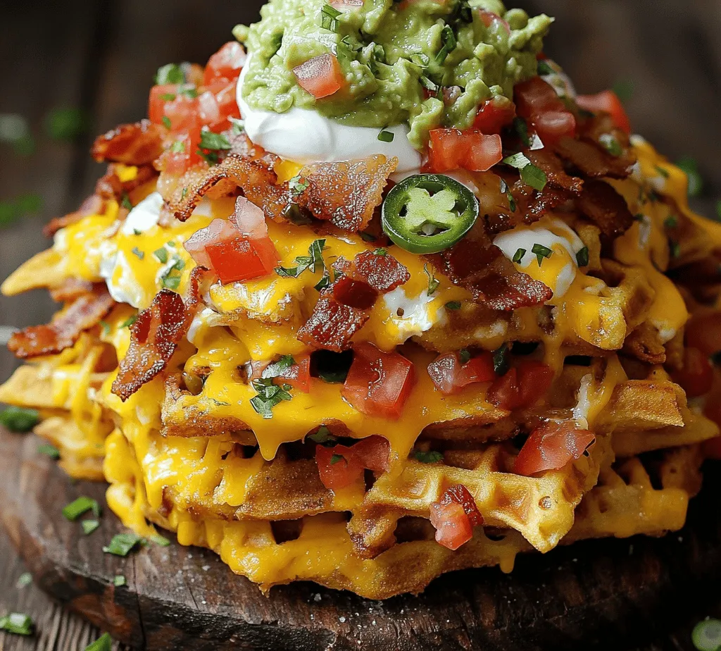 Waffle Fry Nachos are a delightful twist on the classic nacho dish, perfect for game nights, family gatherings, or a cozy evening at home. This innovative recipe merges the crispy texture of waffle fries with the gooey goodness of melted cheese and savory toppings, creating a dish that appeals to all ages. With Waffle Fry Nachos, you get the best of both worlds: the beloved comfort of nachos combined with the unique shape and crunch of waffle fries. Whether you're entertaining friends or enjoying a movie night with family, this recipe is sure to be the highlight of the evening.