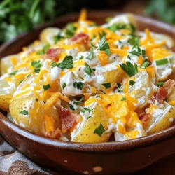 Creamy Ranch Loaded Potato Salad Recipe