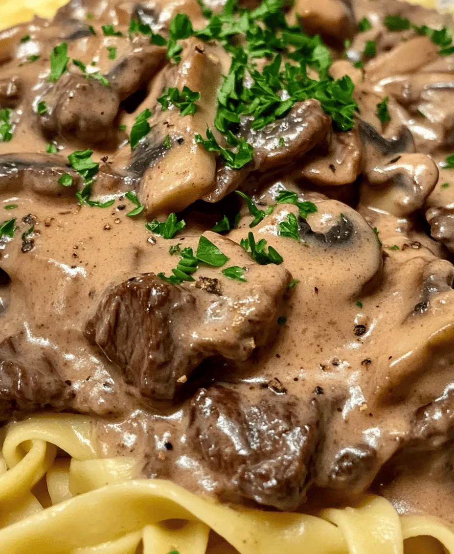 Beef Stroganoff is a classic dish that has earned its place in the hearts of comfort food lovers around the world. Originating from Russia in the 19th century, this culinary masterpiece combines tender strips of beef with a creamy sauce, traditionally served over rice or noodles. The dish has evolved over the years, with variations popping up in many cultures, yet its fundamental appeal remains unchanged: a rich, flavorful experience that warms both the body and soul.