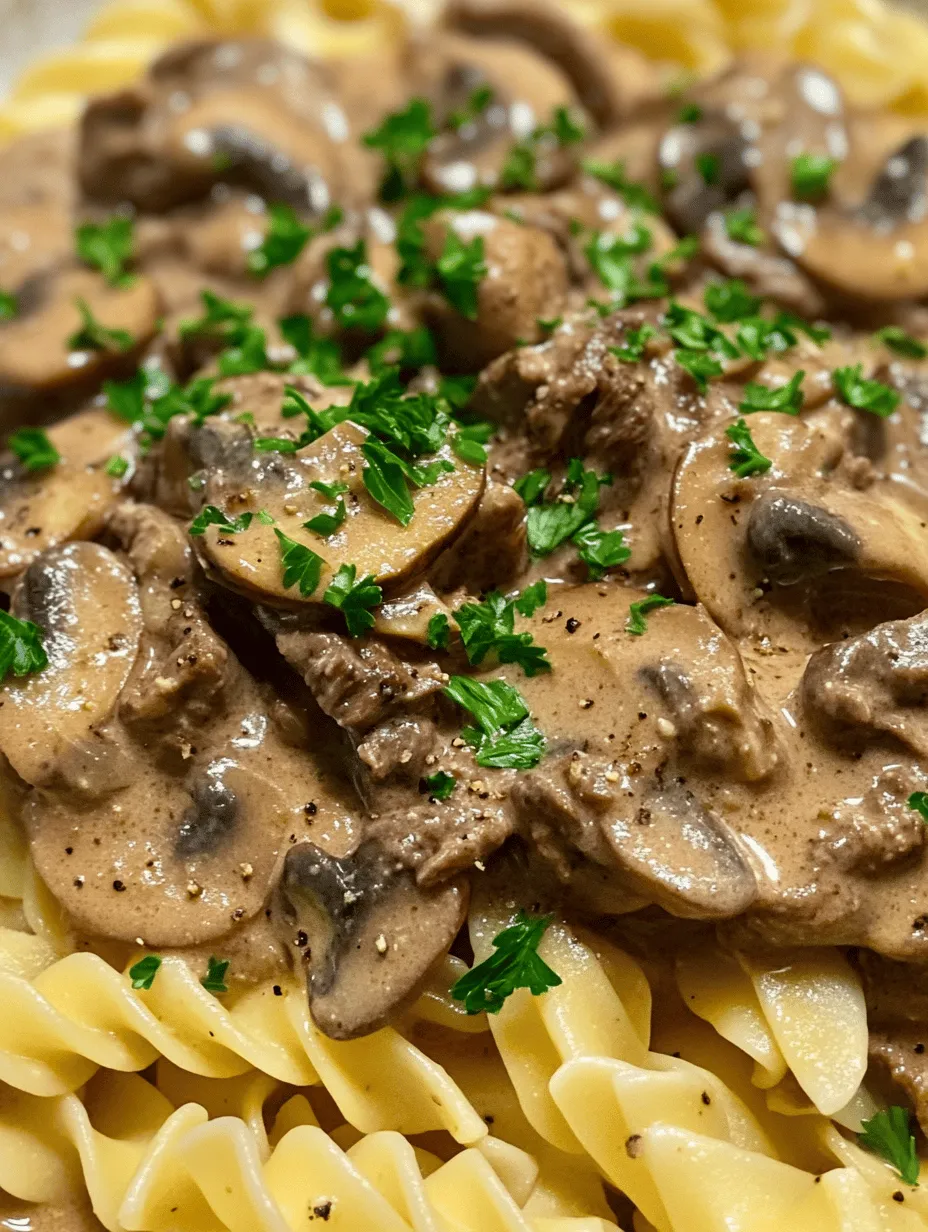 Beef Stroganoff is a classic dish that has earned its place in the hearts of comfort food lovers around the world. Originating from Russia in the 19th century, this culinary masterpiece combines tender strips of beef with a creamy sauce, traditionally served over rice or noodles. The dish has evolved over the years, with variations popping up in many cultures, yet its fundamental appeal remains unchanged: a rich, flavorful experience that warms both the body and soul.