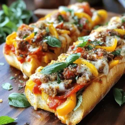 Sub Sandwich French Bread Pizza Recipe