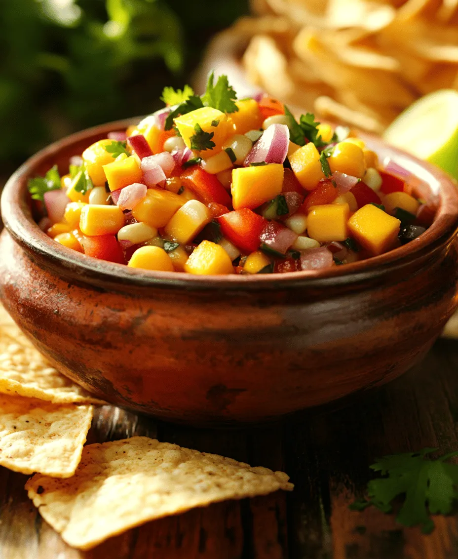 If you're searching for a vibrant and tantalizing addition to your next gathering, look no further than Spicy Corn Salsa with Habanero Pepper & Mango. This delightful salsa combines the sweetness of ripe mango with the heat of habanero peppers, creating a flavor explosion that is sure to impress your guests. Not only is it visually appealing with its colorful array of ingredients, but it’s also a celebration of fresh, wholesome produce that can elevate any dish.