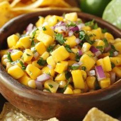 If you're searching for a vibrant and tantalizing addition to your next gathering, look no further than Spicy Corn Salsa with Habanero Pepper & Mango. This delightful salsa combines the sweetness of ripe mango with the heat of habanero peppers, creating a flavor explosion that is sure to impress your guests. Not only is it visually appealing with its colorful array of ingredients, but it’s also a celebration of fresh, wholesome produce that can elevate any dish.