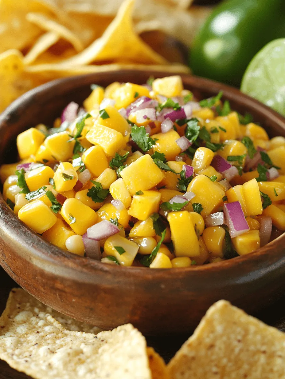 If you're searching for a vibrant and tantalizing addition to your next gathering, look no further than Spicy Corn Salsa with Habanero Pepper & Mango. This delightful salsa combines the sweetness of ripe mango with the heat of habanero peppers, creating a flavor explosion that is sure to impress your guests. Not only is it visually appealing with its colorful array of ingredients, but it’s also a celebration of fresh, wholesome produce that can elevate any dish.