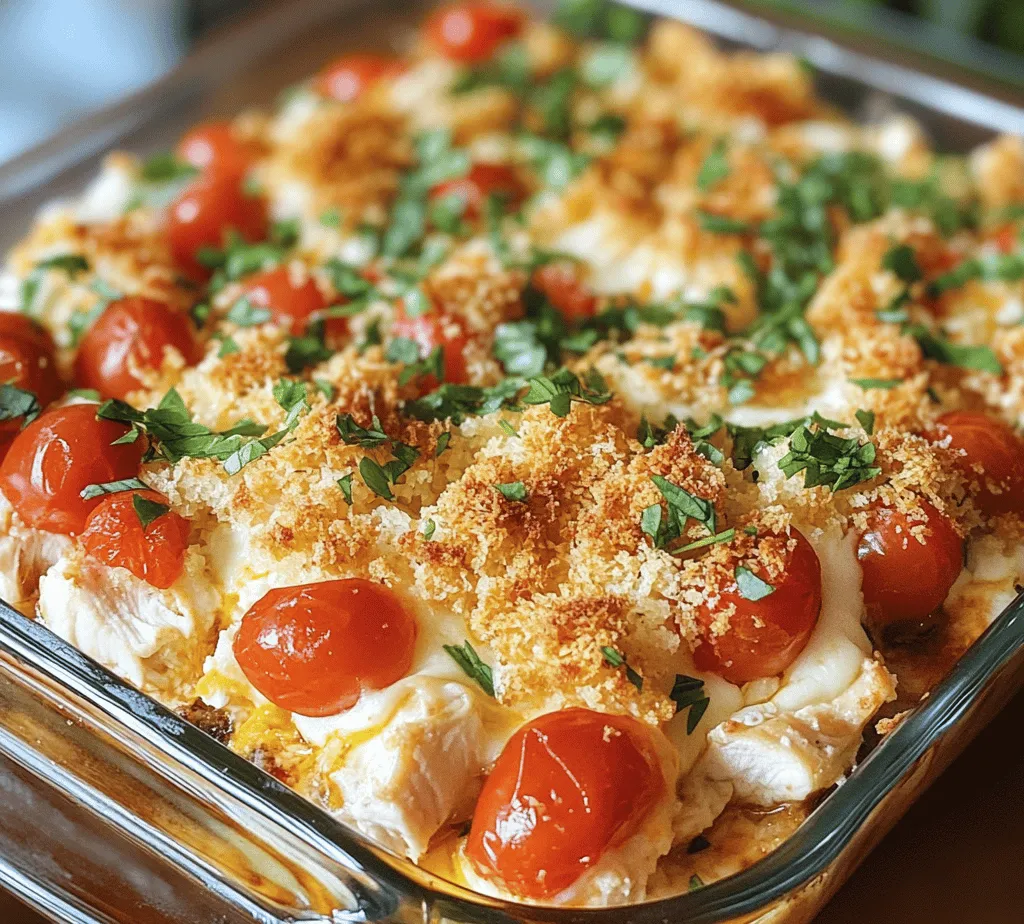 In the world of culinary delights, few dishes evoke a sense of warmth and comfort quite like a casserole. Among the myriad of casserole recipes, the savory chicken bruschetta casserole stands out as a delightful fusion of flavors that pays homage to the classic Italian appetizer, bruschetta. This dish encapsulates the essence of a traditional bruschetta while incorporating tender chicken and a medley of vibrant ingredients, making it the perfect choice for family dinners, casual gatherings, or even meal prep for busy weekdays.