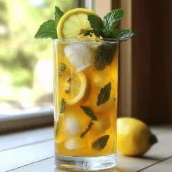 To create the perfect Lemon Vanilla Iced Tea, it’s essential to understand the role of each ingredient. This knowledge not only enhances the flavor of your drink but also helps you make adjustments to suit your taste preferences.