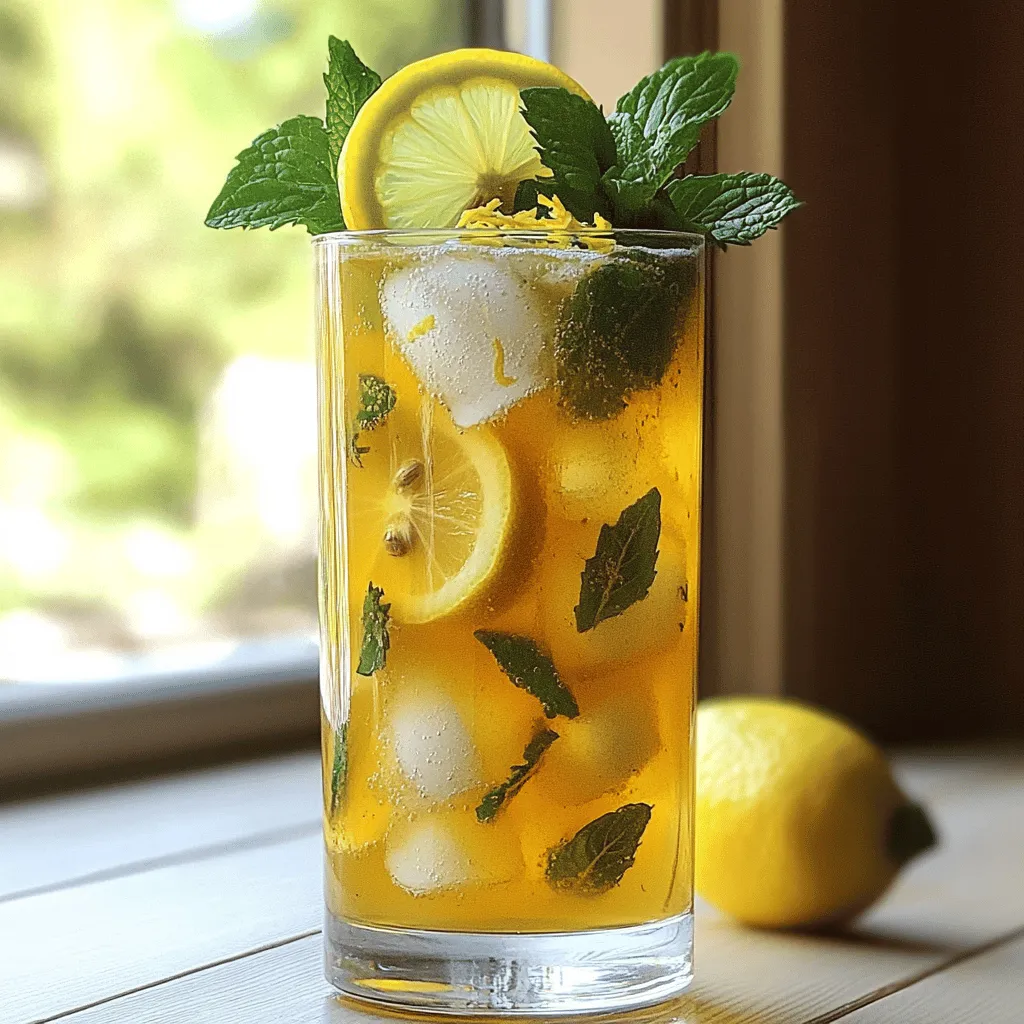 To create the perfect Lemon Vanilla Iced Tea, it’s essential to understand the role of each ingredient. This knowledge not only enhances the flavor of your drink but also helps you make adjustments to suit your taste preferences.