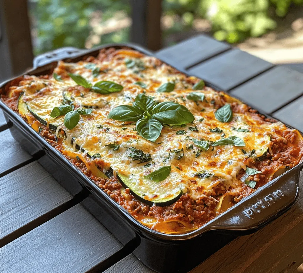 To truly appreciate the Zesty Zucchini Lasagna, it's important to understand the key ingredients that contribute to its flavor, texture, and nutritional profile.