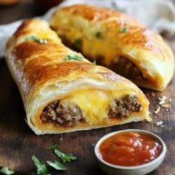 Cheesy Beef Stromboli: A Comforting Culinary Delight