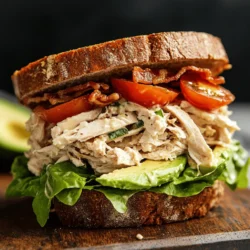 To create a memorable Savory BLT Chicken Salad Sandwich, it’s essential to understand the key components that make this dish a standout. Each ingredient plays a crucial role in building flavor and texture, resulting in a sandwich that is both delicious and satisfying.