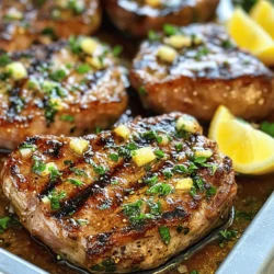 Sizzling Garlic Herb Pork Steaks: A Flavorful Grilling Experience