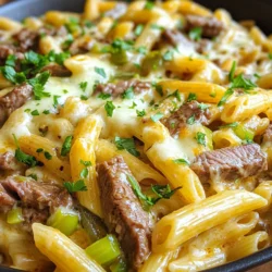 One-Pot Philly Cheesesteak Pasta: A Deliciously Simple Family Meal