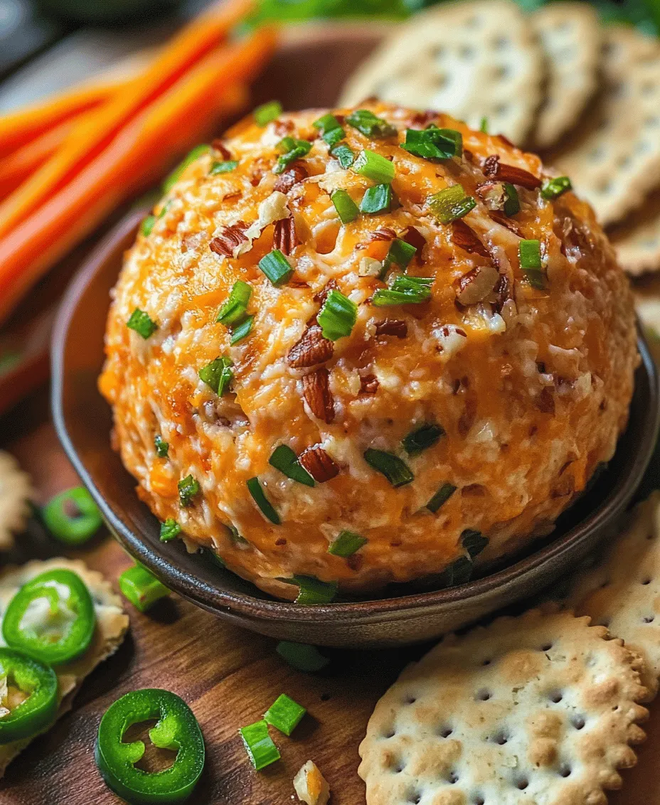 If you're on the hunt for an appetizer that will steal the show at your next gathering, look no further than the Zesty Jalapeño Popper Cheese Ball. This crowd-pleasing dish takes the quintessential cheese ball to new heights with its delightful fusion of creamy, spicy, and savory flavors. Cheese balls have long been a favorite at parties and potlucks, offering a versatile option that caters to various taste preferences. However, this recipe stands out due to its unique combination of ingredients that delivers a punch of flavor with every bite.