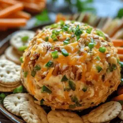 If you're on the hunt for an appetizer that will steal the show at your next gathering, look no further than the Zesty Jalapeño Popper Cheese Ball. This crowd-pleasing dish takes the quintessential cheese ball to new heights with its delightful fusion of creamy, spicy, and savory flavors. Cheese balls have long been a favorite at parties and potlucks, offering a versatile option that caters to various taste preferences. However, this recipe stands out due to its unique combination of ingredients that delivers a punch of flavor with every bite.