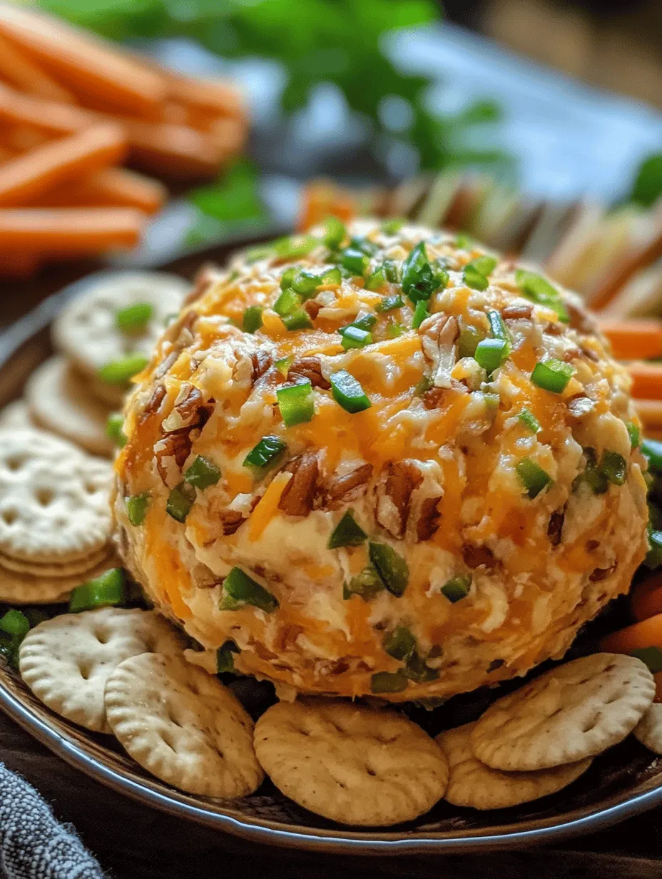 If you're on the hunt for an appetizer that will steal the show at your next gathering, look no further than the Zesty Jalapeño Popper Cheese Ball. This crowd-pleasing dish takes the quintessential cheese ball to new heights with its delightful fusion of creamy, spicy, and savory flavors. Cheese balls have long been a favorite at parties and potlucks, offering a versatile option that caters to various taste preferences. However, this recipe stands out due to its unique combination of ingredients that delivers a punch of flavor with every bite.