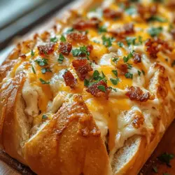 Delicious Chicken Bacon Ranch Stuffed Bread: A Flavorful Comfort Food Delight