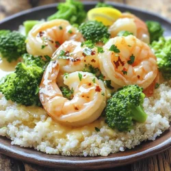 Garlic Butter Shrimp & Broccoli Delight: A Flavorful Feast