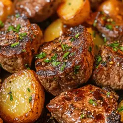 If you're on the hunt for a dish that combines robust flavors, mouthwatering textures, and an impressive presentation—all while being quick and easy to prepare—look no further than Sizzling Garlic Butter Steak Bites & Crispy Potatoes. This delightful recipe is perfect for family dinners, intimate gatherings, or even when you're looking to treat yourself after a long day.